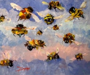 Fuzzy Buzzy Bees by Delilah Smith